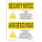 Signmission OSHA Security Sign, 7" Height, 10" Width, Private Property Keep Out, Landscape, SN-D-L-11628 OS-SN-D-710-L-11628 - alternate 1